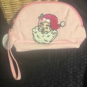 Pink Santa Clutch Pouch
